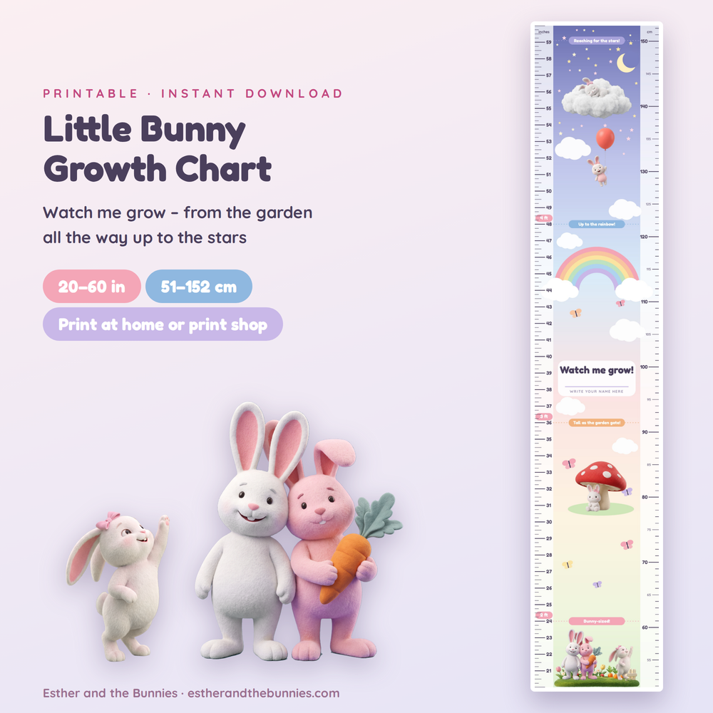 Little Bunny Growth Chart